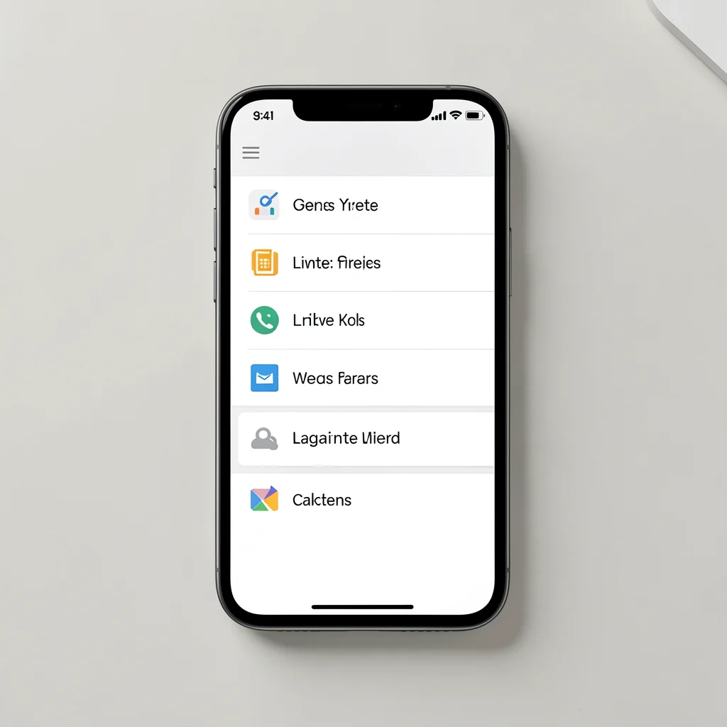 Smartphone exibindo interface do Linktree desorganizada, com ícones e links bagunçados