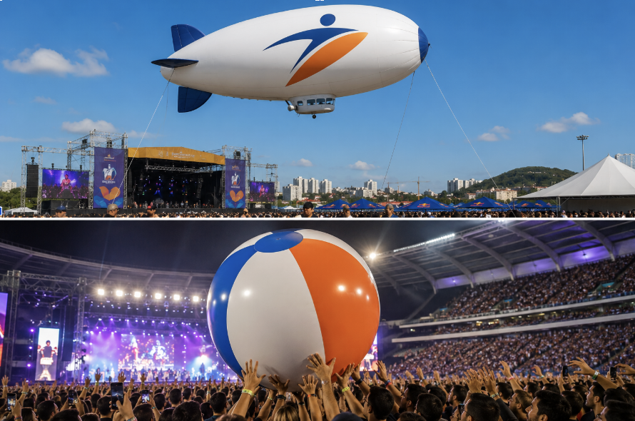 Experiências aéreas e interativas: como transformar eventos em grandes vitrines para marcas
